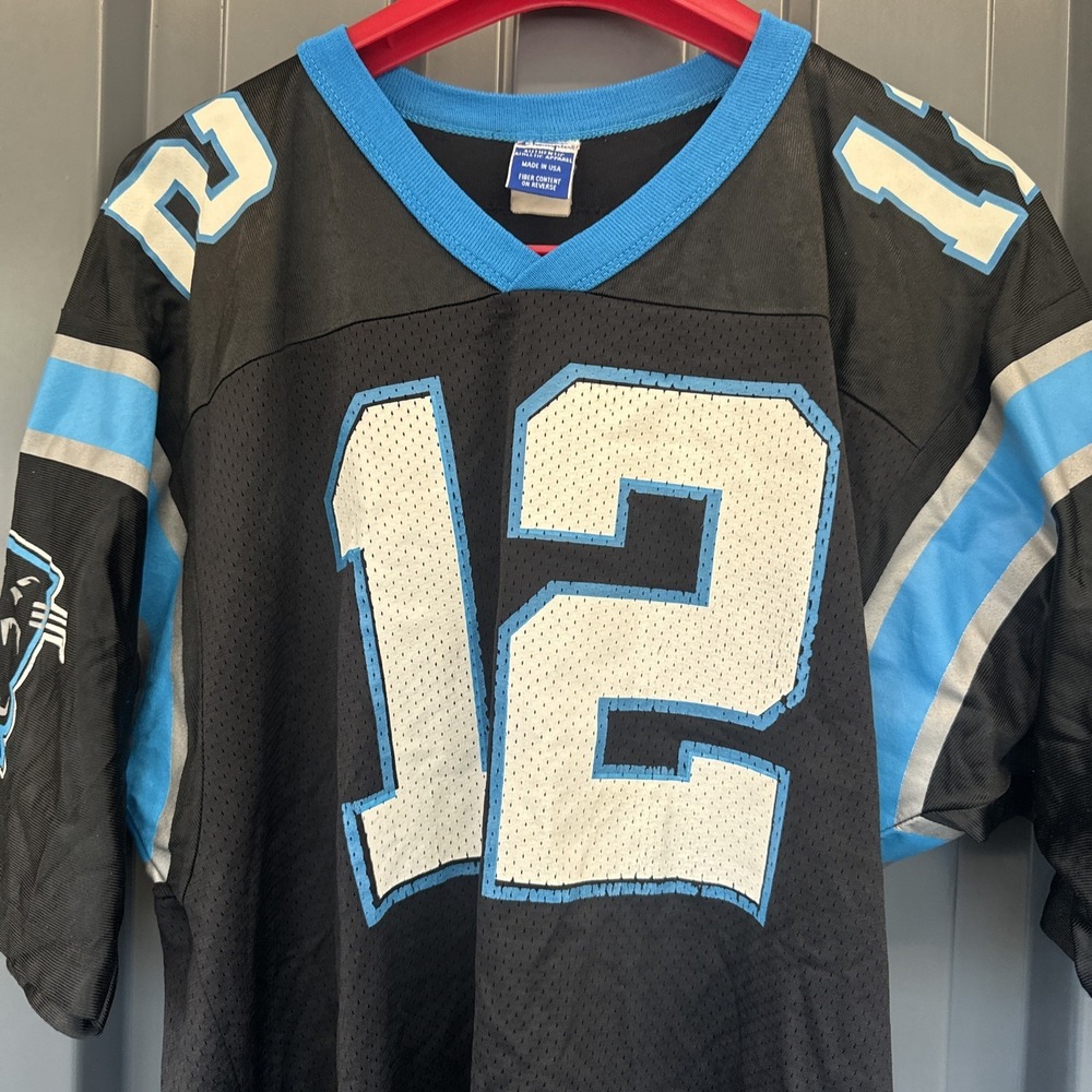 Vintage 90s Champion Carolina Panthers Kerry Collins Jersey. Size 48 NFL - Picture 7 of 7